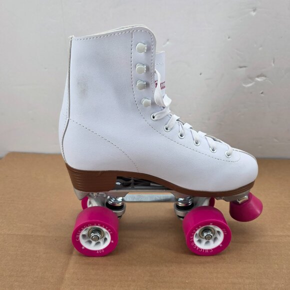 Chicago women’s roller skates size 7 white with pink wheels - Picture 6 of 16